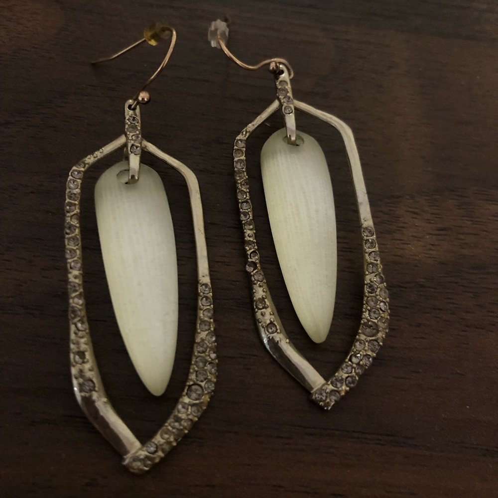 Alexis Bittar Lucite and Crystal earrings